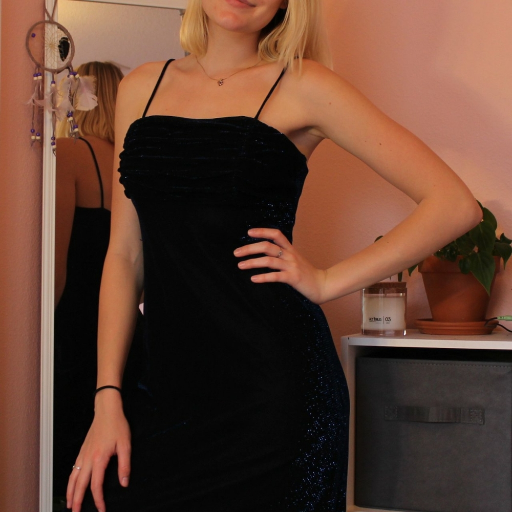 Blue Prom Homecoming Dress